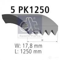 Приводной ремень, поликлиновой DIESEL TECHNIC D Y4242 4047755351885 2690202 631508 - Изображение 3