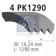 Приводной ремень, поликлиновой DIESEL TECHNIC 75 OQF 2679369 334339 4047755881139 - Изображение 3
