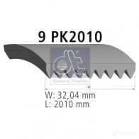 Приводной ремень, поликлиновой DIESEL TECHNIC 2686795 UO8W RT 480767 4047755882846 - Изображение 3