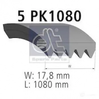 Приводной ремень, поликлиновой DIESEL TECHNIC 4057795054981 2672732 G JF9GN 1215404 - Изображение 3