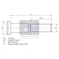 Шпилька колеса DIESEL TECHNIC 4047755171117 0S F1K 2682189 440174 - Изображение 4
