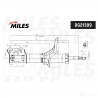 Амортизатор MILES 3EGV D DG21309 1420603123