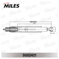 Амортизатор MILES 1420602699 5 ON59T DG02421 - Изображение 3