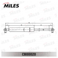 Амортизатор капота MILES CB00020 W7Y7M 1 1436966610 - Изображение 2