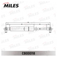 Амортизатор капота MILES Y DLIU 1436966608 CB00018 - Изображение 2