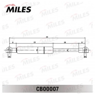 Амортизатор капота MILES SZ6AI 1 CB00007 1436966598 - Изображение 2