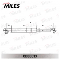 Амортизатор багажника MILES CB00013 AFGD M 1436966604 - Изображение 2