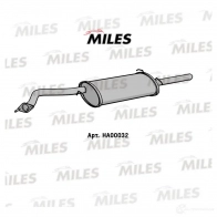 Глушитель MILES 1420602601 HA00032 TA62 7V