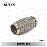 Гофра глушителя MILES 1438140529 HBFG51X95 592V 43