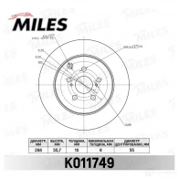 Тормозной диск MILES K011749 1436968419 9NDA G0