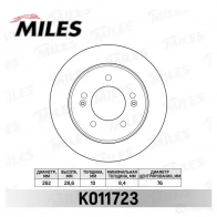 Тормозной диск MILES WYJ CD 1420698904 K011723
