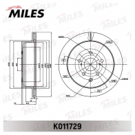 Тормозной диск MILES IG HZ8RS 1436968409 K011729 - Изображение 3