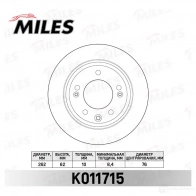 Тормозной диск MILES PMN8 Z K011715 1420698909