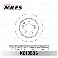 Тормозной диск MILES 9T SMXFG K010506 1420601069