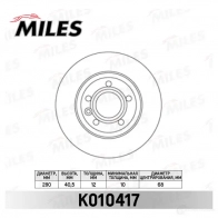 Тормозной диск MILES 1420600935 K010417 97 3RSWH