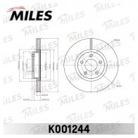 Тормозной диск MILES Mazda 3 (BK) 1 2003 – 2008 K001244 Y AFN211