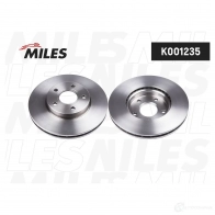 Тормозной диск MILES K001235 1420601668 9 GNCTC - Изображение 2