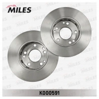 Тормозной диск MILES K000591 F3M V4 1436968380 - Изображение 2