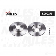 Тормозной диск MILES K000279 1420601041 2CPZ 9A - Изображение 2