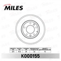 Тормозной диск MILES 1 QNQI 1420601393 K000155