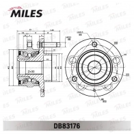 Подшипник ступицы колеса MILES 8 EHPQYA 1436967200 DB83176 - Изображение 2