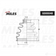 Пыльник шруса MILES 1438140639 84LLO EU GD00048 - Изображение 3