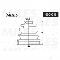 Пыльник шруса MILES 2GHH9 EE GD00043 1438140644 - Изображение 3