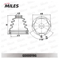 Пыльник шруса MILES IK PBQH 1438140652 GD00019G - Изображение 3
