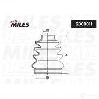 Пыльник шруса MILES CTW DAV GD00011 1438140668 - Изображение 3
