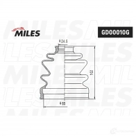 Пыльник шруса MILES A8A TLX 1438140669 GD00010G - Изображение 3