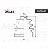 Пыльник шруса MILES GD00006 3 6XYLD 1438140672 - Изображение 3