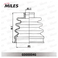 Пыльник шруса MILES GD00004G IHZA J 1438140674 - Изображение 3