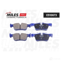 Тормозные колодки дисковые, комплект MILES 8EL2ZF 8 E510673 1438140695 - Изображение 2