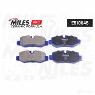 Тормозные колодки дисковые, комплект MILES 1438140694 ZBWP Y E510645 - Изображение 2