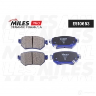 Тормозные колодки дисковые, комплект MILES 8 SWBG 1439897455 E510653 - Изображение 2