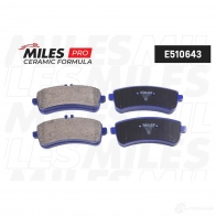 Тормозные колодки дисковые, комплект MILES WQAO JRQ 1439897452 E510643 - Изображение 2