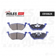 Тормозные колодки дисковые, комплект MILES 1438140703 E510624 7EP9C J - Изображение 2