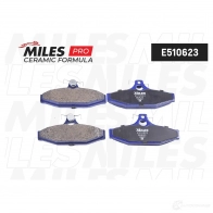 Тормозные колодки дисковые, комплект MILES 1438140701 E510623 H W9ZVPY - Изображение 2