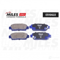 Тормозные колодки дисковые, комплект MILES 1438140700 E510622 A AR0442 - Изображение 2