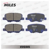 Тормозные колодки дисковые, комплект MILES Mitsubishi KJM DKEH E510445