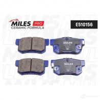 Тормозные колодки дисковые, комплект MILES DM3D V E510156 1436968088 - Изображение 2