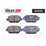 Тормозные колодки дисковые, комплект MILES 1436968076 9SM NUIS E510109 - Изображение 2