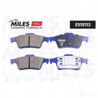 Тормозные колодки дисковые, комплект MILES 1436968078 E510113 EUF QZU - Изображение 2