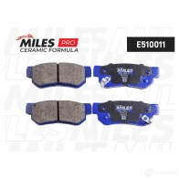 Тормозные колодки дисковые, комплект MILES E510011 Z82AL RM 1436968051 - Изображение 2
