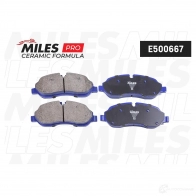 Тормозные колодки дисковые, комплект MILES E500667 1439897447 Z8C RN - Изображение 2