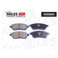 Тормозные колодки дисковые, комплект MILES E500664 1439897446 BY4 ZP - Изображение 2