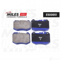 Тормозные колодки дисковые, комплект MILES 3U6SAM K E500651 1439897444 - Изображение 2