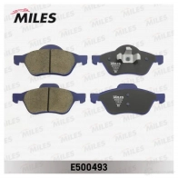 Тормозные колодки дисковые, комплект MILES E500493 1436968023 YR QD3