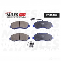 Тормозные колодки дисковые, комплект MILES 1436968015 E500482 2H1 GJ - Изображение 2