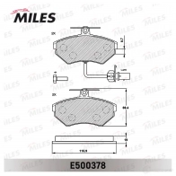 Тормозные колодки дисковые, комплект MILES E500378 1436967968 XMST X - Изображение 2